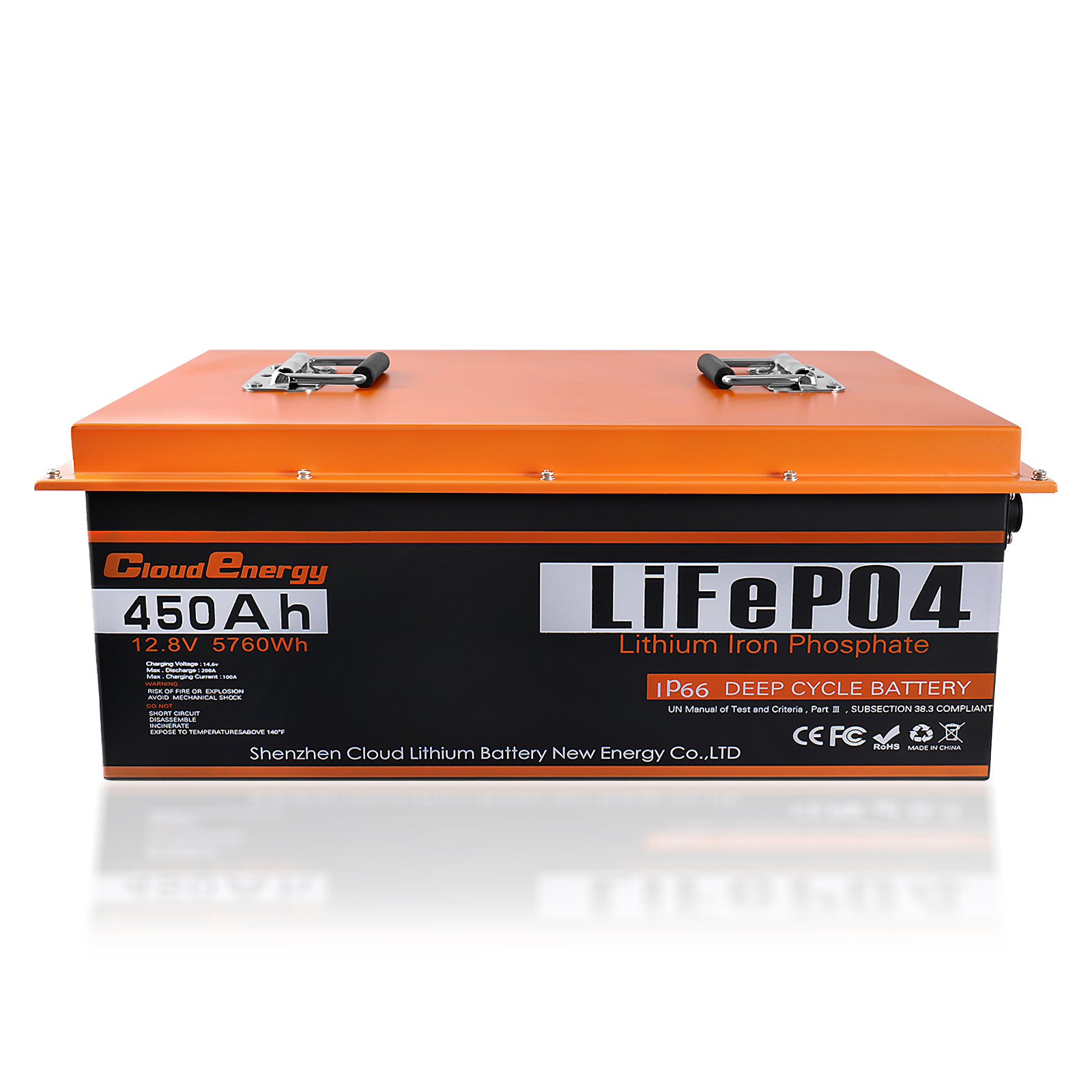 12.8V 450Ah LiFePO4 battery product image 1