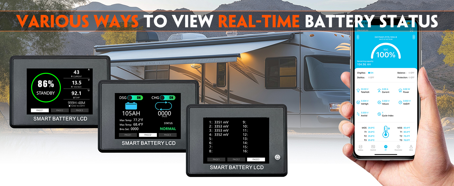 Bluetooth Functionality in CloudEnergy 12V 100AH Lithium Battery