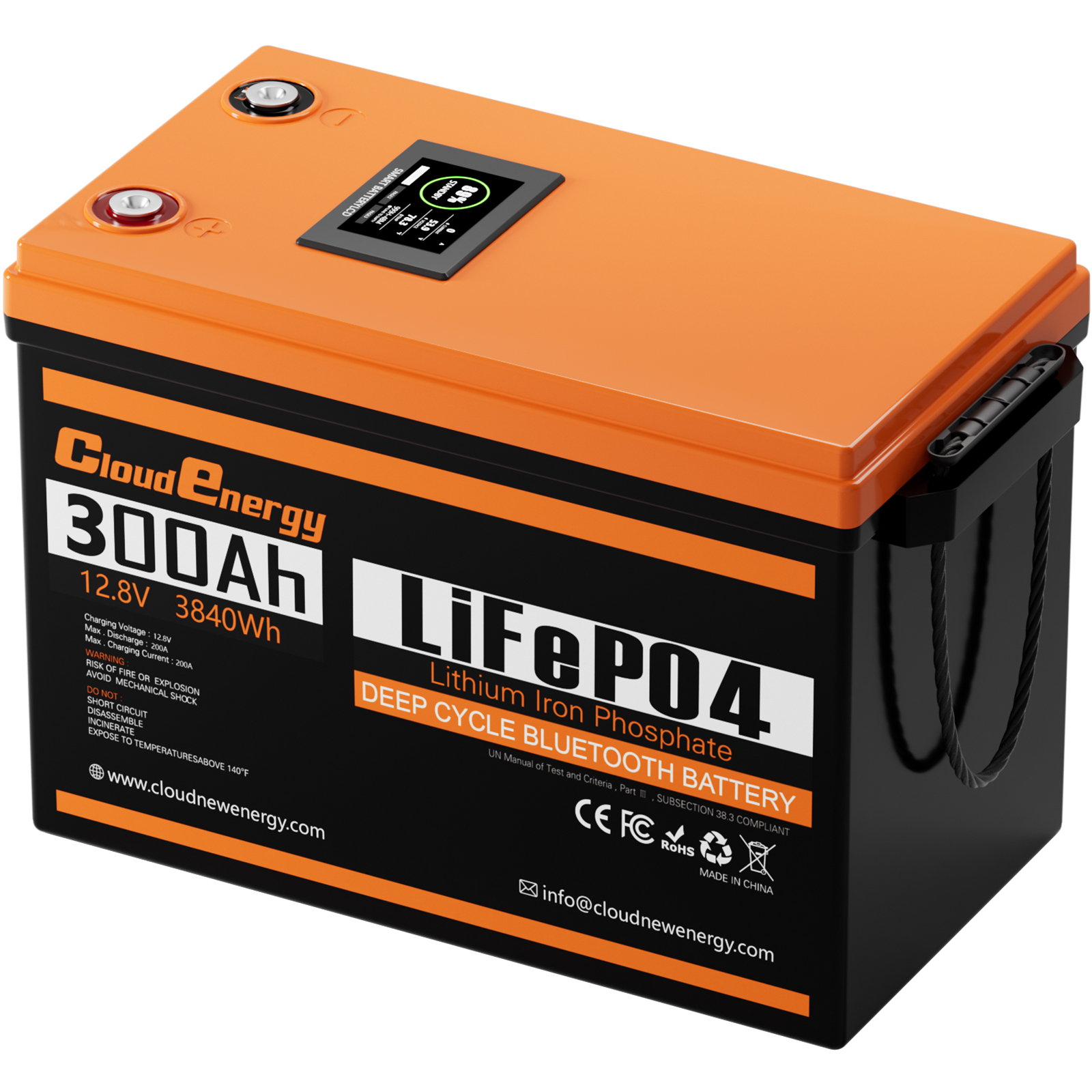 CloudEnergy 12V 300AH Lithium Battery Product Image