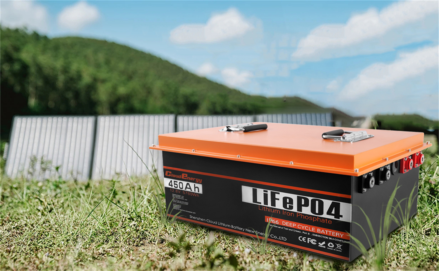 12.8V 450Ah LiFePO4 battery product image 6